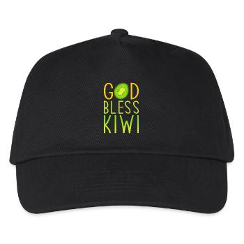 Kiwi Love Saying - Kids’ Baseball Cap - black - Front