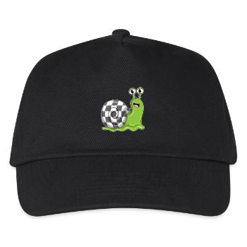Snail Chessboard Chess Board Game - Kids’ Baseball Cap - black - Front