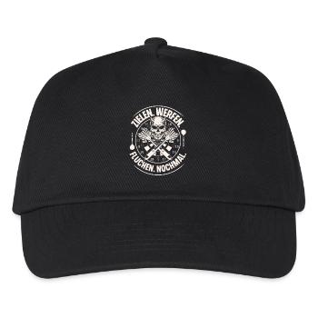 Darts Dart Darten - Kinder Basecap - Schwarz - Vorne