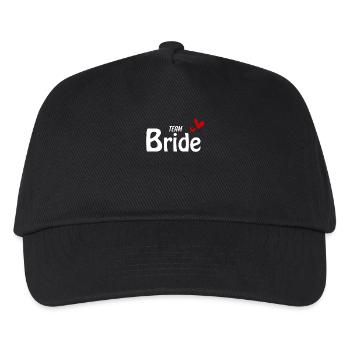 Team Bride - Kinder Basecap - Schwarz - Vorne
