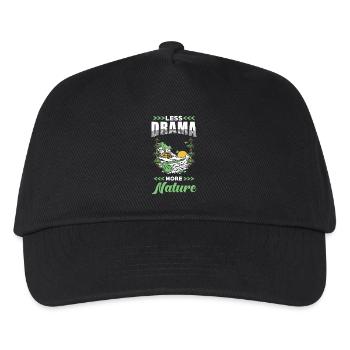 Natur - Kinder Basecap - Schwarz - Vorne