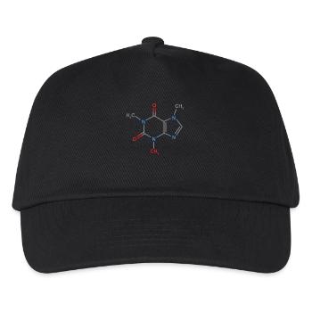 Formule Caféine - Casquette de baseball Enfant - noir - Devant