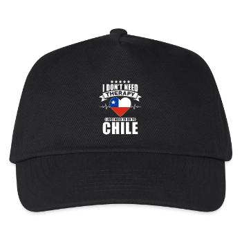 Chili Je n’ai pas besoin de thérapie - Casquette de baseball Enfant - noir - Devant
