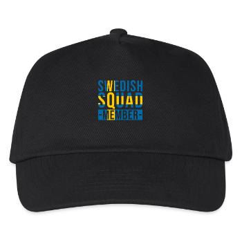 Swedish Squad Member - Kids’ Baseball Cap - black - Front
