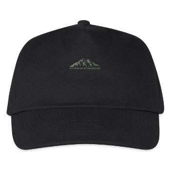 Wandern Berge Ich kenn da ne Abkürzung - Kinder Basecap - Schwarz - Vorne