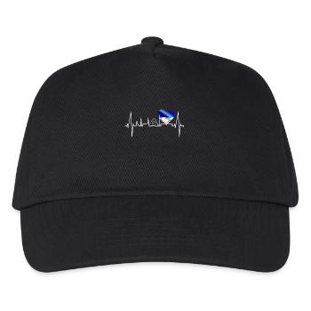 Gelsenkirchen Skyline Herzschlag Fan Herz Liebe - Kinder Basecap - Schwarz - Vorne