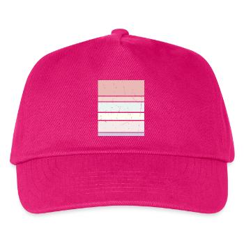 Rectangle pastel d’arrière-plan - Casquette de baseball Enfant - fuchsia - Devant