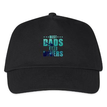 Diver Papa Best Father Diving - Kids’ Baseball Cap - black - Front