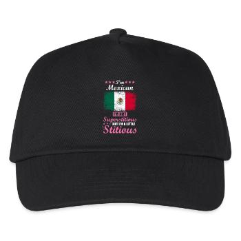 Mexican Gift Funny Saying Mexico - Kids’ Baseball Cap - black - Front