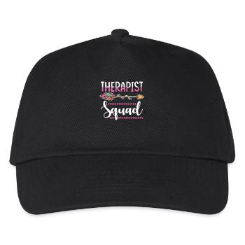 Therapeutin Gruppe Frauen - Kinder Basecap - Schwarz - Vorne