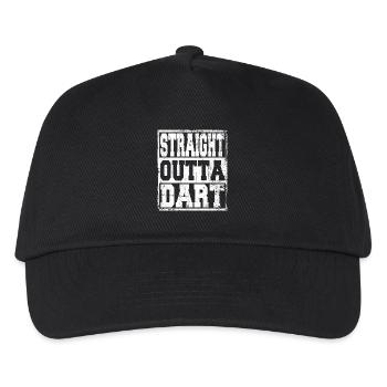 Dart Spruch lustig - Kinder Basecap - Schwarz - Vorne