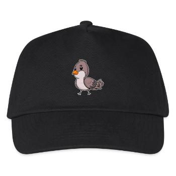 House Sparrow Bird - Kids’ Baseball Cap - black - Front