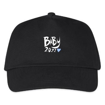 Baby 2022 - Geburt Schwanger 2022 - Kinder Basecap - Schwarz - Vorne