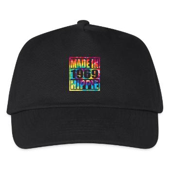 Hippie Birthday 1969 - Kids’ Baseball Cap - black - Front
