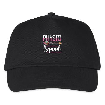 Physio physiotherapist group - Kids’ Baseball Cap - black - Front