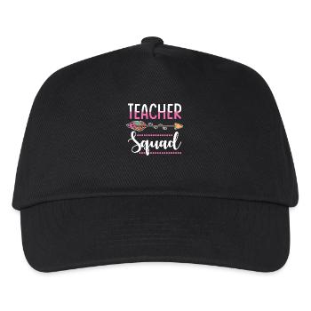 Lehrerin Gruppe - Kinder Basecap - Schwarz - Vorne