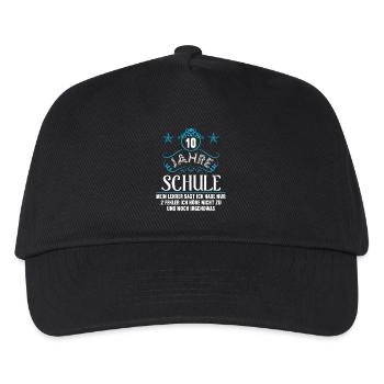Realschule bestanden Realschulabschluss 2022 - Kinder Basecap - Schwarz - Vorne