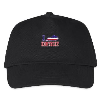 Kentucky USA I love Albama - Kinder Basecap - Schwarz - Vorne