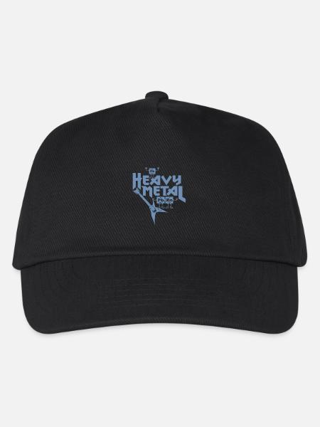Heavy Metal Funny - Kinder Basecap - Schwarz