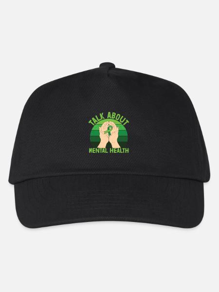Talk About Mental Health - Kinder Basecap - Schwarz