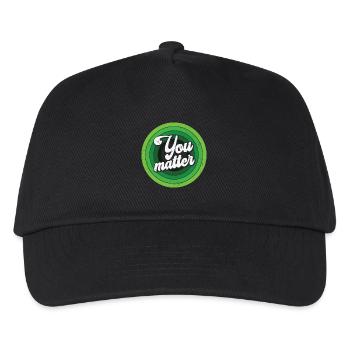 You Matter Green Mental Health - Kinder Basecap - Schwarz - Vorne