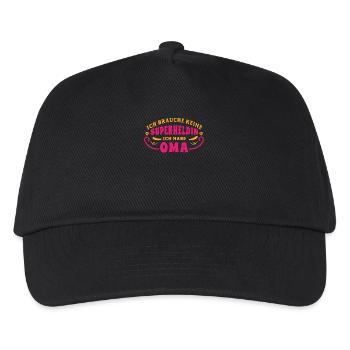 Oma Enkel Sprüche Ich habe meine Oma - Kinder Basecap - Schwarz - Vorne