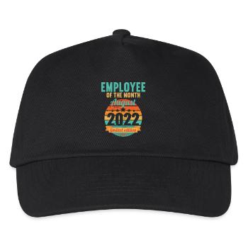 Employé du mois d’août 2022 - Casquette de baseball Enfant - noir - Devant