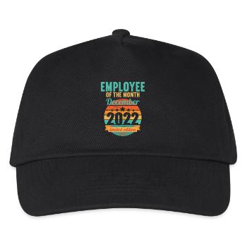 Employee of the Month December 2022 - Kids’ Baseball Cap - black - Front