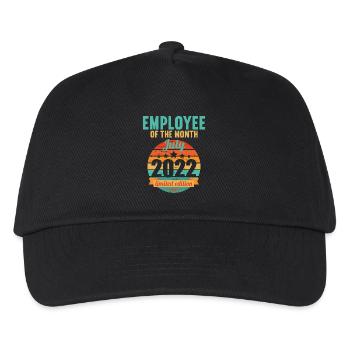 Employé du mois de juillet 2022 - Casquette de baseball Enfant - noir - Devant