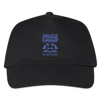 Vétérinaire Impossible est fait immédiatement - Casquette de baseball Enfant - noir - Devant