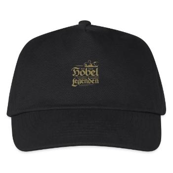 Schreiner mit dem Hobel in den Händen - Kinder Basecap - Schwarz - Vorne