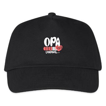 Opa 2023 - Opa werden - Bald Opa - Kinder Basecap - Schwarz - Vorne