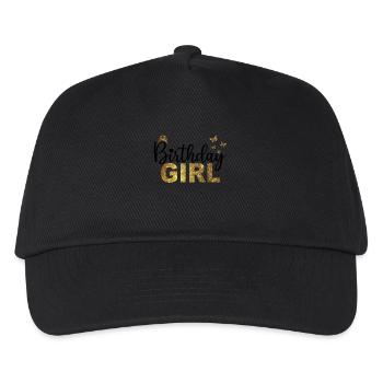 Birthday Girl Cool Birthday Party For Kids Girls - Kids’ Baseball Cap - black - Front