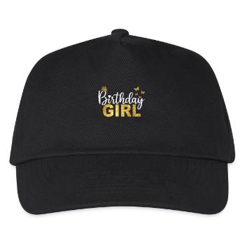 Birthday Girl Cool Birthday Party For Kids Girls - Kids’ Baseball Cap - black - Front