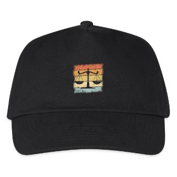 Rechtsanwalt Geschenk - Kinder Basecap - Schwarz - Vorne