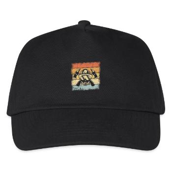 Feuerwehr Geschenke - Kinder Basecap - Schwarz - Vorne