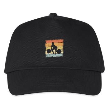 Weightlifter Gift - Kids’ Baseball Cap - black - Front