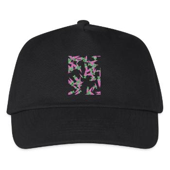 School bag back to school - Kids’ Baseball Cap - black - Front