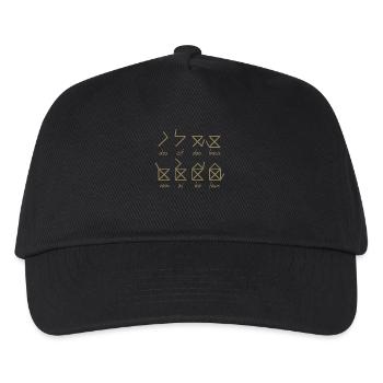 Das Haus vom Nikolaus Shirt für Weihnachten - Kinder Basecap - Schwarz - Vorne