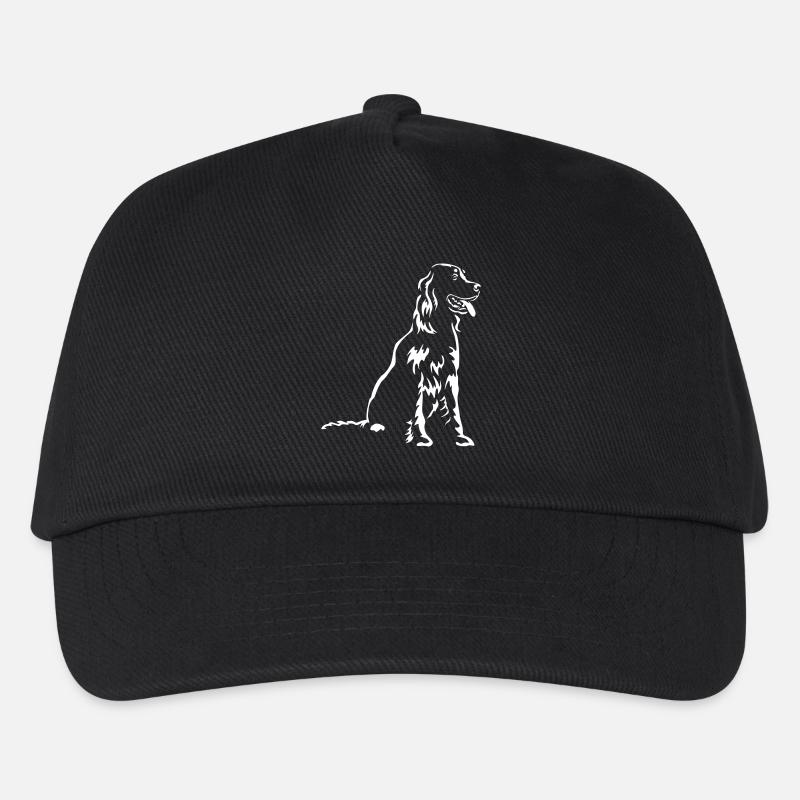 Gordon Setter "Black Edition" - Kinder Basecap - Schwarz