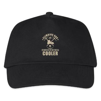 Papa Climber - Kids’ Baseball Cap - black - Front