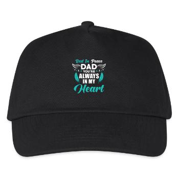Father Memory - Kids’ Baseball Cap - black - Front
