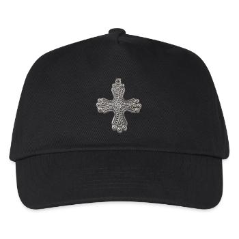 Kalevala Silver Cross - Kids’ Baseball Cap - black - Front