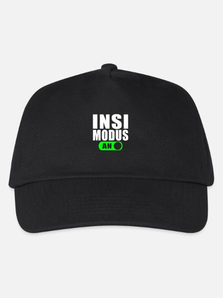INSI MODUS - Kinder Basecap - Schwarz