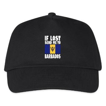 Barbados Flag Saying - Kids’ Baseball Cap - black - Front