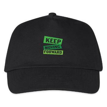 Keep Moving Forward Mental Health - Kinder Basecap - Schwarz - Vorne