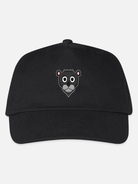 Schwarzer Panther - Kinder Basecap - Schwarz