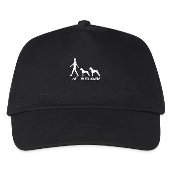 Ich Meine Follower Boxer Hund Hunde Züchter - Kinder Basecap - Schwarz - Vorne