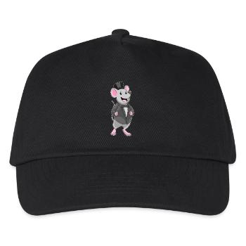 Mouse Groom Jacket Wedding - Kids’ Baseball Cap - black - Front