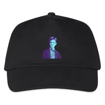 Arthur Rimbaud in blue - French poet - Kids’ Baseball Cap - black - Front